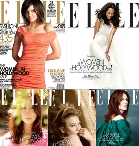 A edição de novembro da Elle norte-americana acaba de sair do forno e para surpresa dos leitores, cinco capas foram escolhidas, a principal é com Katie Holmes fotografada por Richard Bailey.