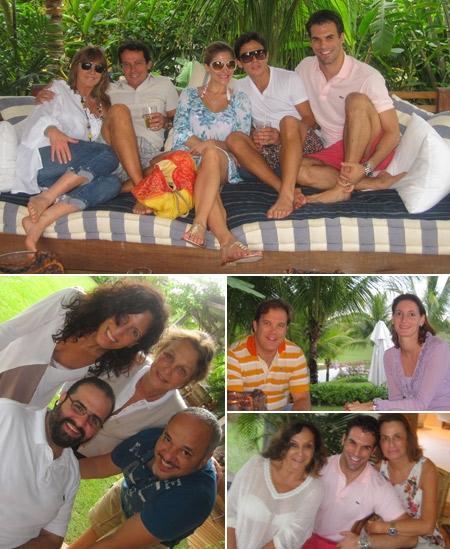 Foi em uma tarde animada, nesse sábado, que Murilo Lomas começou a comemorar o aniversario em Trancoso.
