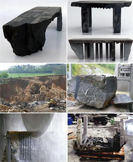 Glamurama adorou a mesa “Stone and Industry”, do design alemão Lex Pott. A peça foi feita a partir de profundas escavações a procura de mármore belga.