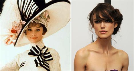 Keira Knightley vai viver papel que foi de Audrey Hepburn em “My Fair Lady”.