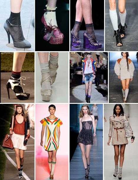 Das passarelas internacionais para as ruas – a meia 3/4 é o novo it acessório da temporada. Inspirada nas pin-ups dos anos 1940 e 1950, as meias que chegam até a metade da canela é simples e fácil de usar.