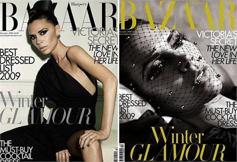 Quem figura na capa dupla da edição especial de fim de ano da “Harpers Bazaar” britânica é Victoria Beckham. No recheio, a mulher de David Beckham conta que se considera uma total “control freak”.