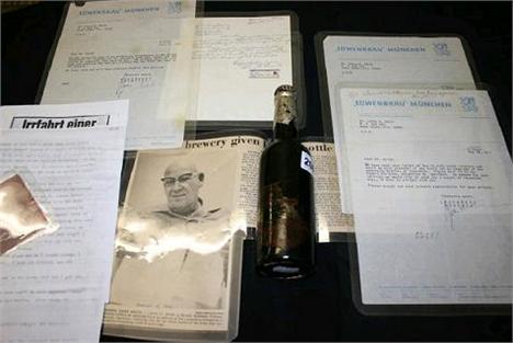 A garrafa de cerveja mais cara do mundo, a Lowenbrau, será ser leiloada esta semana.