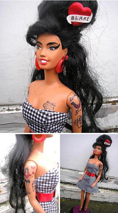 Amy Winehouse quer que Mattel produza Barbie inspirada nela.