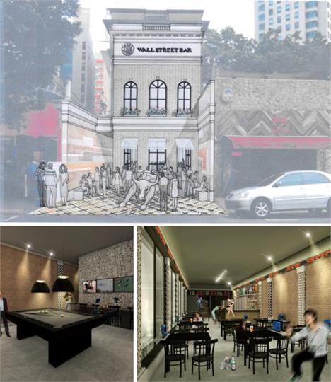 O bairro do Itaim se prepara para receber mais um point: o Wall Street Bar, ao lado do restaurante Ritz.