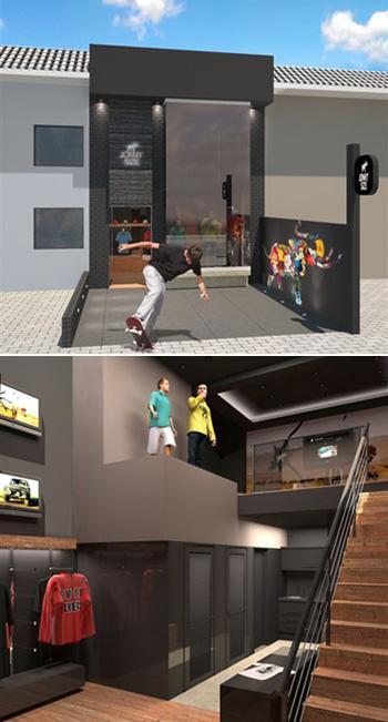 O cantor Falcão inaugura loja em São Paulo