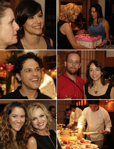 Eliana comemorou os 36 anos no restaurante japonês Kinoshita, em São Paulo.