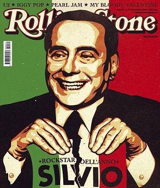 Silvio Berlusconi é eleito o rock star do ano pela edição italiana da “Rolling Stone”.