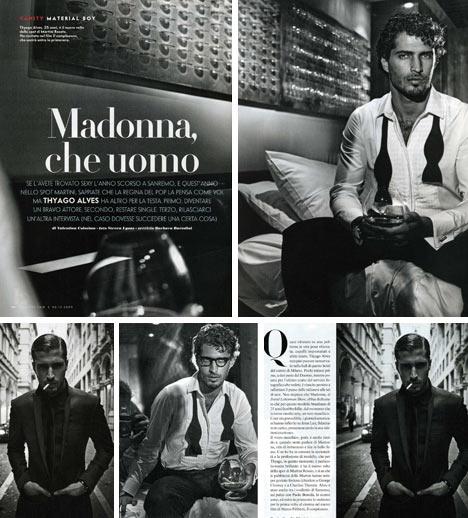 Thyago Alves ganha editorial na “Vanity Fair” italiana.