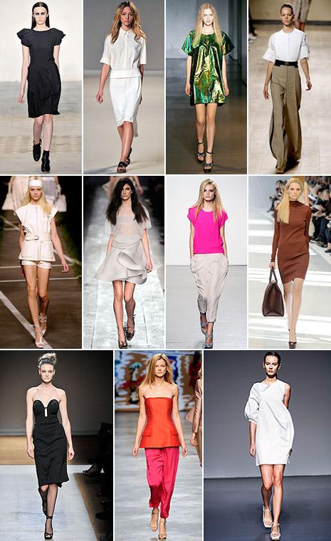 Minimalismo nunca sai de moda e volta a chamar atenção nas passarelas internacionais de verão 2010