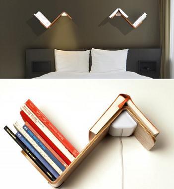 Que tal uma estante que pode fazer muito mais do que simplesmente armazenar os livros.