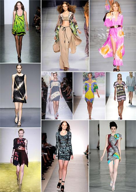 O tie-dye volta as passarelas e faz com que os anos 1970 e 1980 voltem a cena.