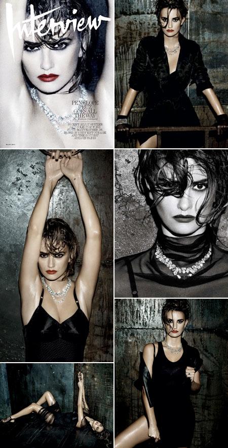 Penélope Cruz é capa da edição de dezembro/janeiro da revista “Interview”.