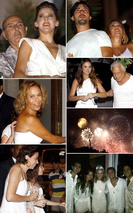 Quem ficou no Rio para o Réveillon apostou mesmo no tradicional: ver a queima de fogos em Copacabana.