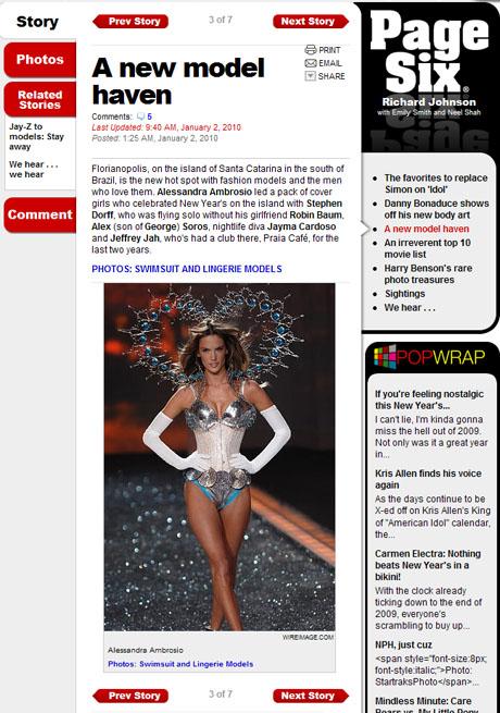 Florianópolis é citada no “New York Post” como hotspot das modelos. E dos homens que gostam delas.