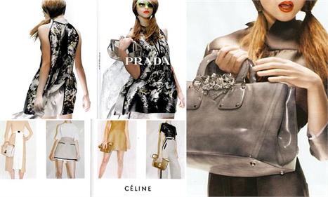 Glamurama mostra as imagens das novas campanhas da Prada e da Celine.