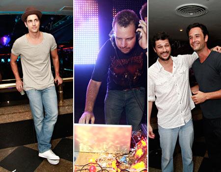 Depois de desfilar meio Mad Max, meio Wolverine na passarela da Ausländer no Fashion Rio, Rodrigo Santoro, que continua se declarando solteiro, foi comemorar com a equipe da marca na boate Scala, no Leblon.