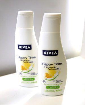 Glamurama experimentou aqui no lounge da Nivea, no Fashion Rio, um produto que é perfeito para o verão: o Happy Time Hidratação Perfumada.