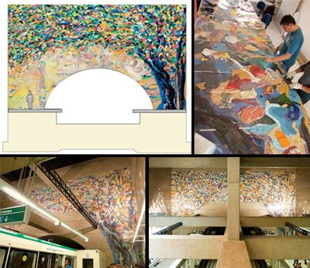 O artista plástico Alberto Nicolau vai expor seu trabalho na estação de metrô Sacomã.