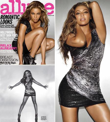 Beyoncé na capa da revista norte-americana “Allure”.