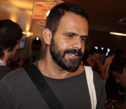 Alberto Renault visita o Lounge Glamurama