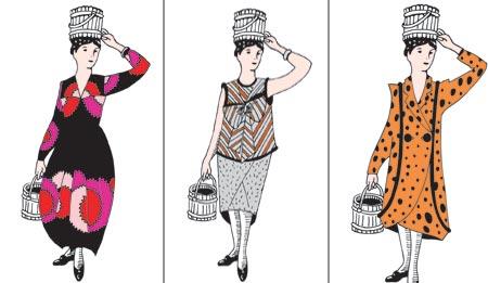 Novo figurino da camponesa do leite Moça by Ronaldo Fraga