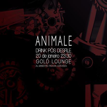 Animale faz festa oficial no restaurante Gold Lounge na noite desta quarta-feira.