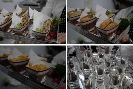 Buffet Les Amis serve comidinhas no lounge Glamurama