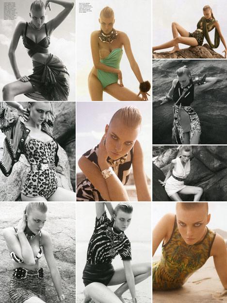 Carol Trentini solta suas feras em editorial para a Numéro Francesa de fevereiro.