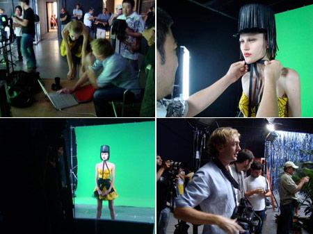 Triton cria uma floresta em sua campanha de inverno 2010.