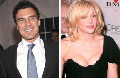 André Balazs e Courtney Love começaram um romance no começo desse ano.