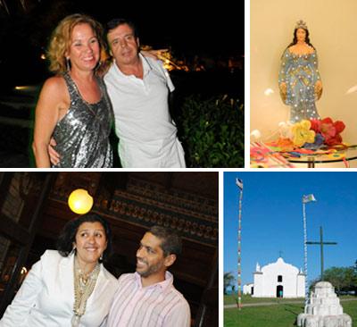 Festa de Yemanjá e aniversário Beth Gavioli, na pousada Estrela D’água, em Trancoso