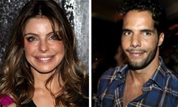 Daniella Cicarelli e Tato Malzoni se encontram e conversam no casamento de Jacqueline Shor e José Maria Ledesma.