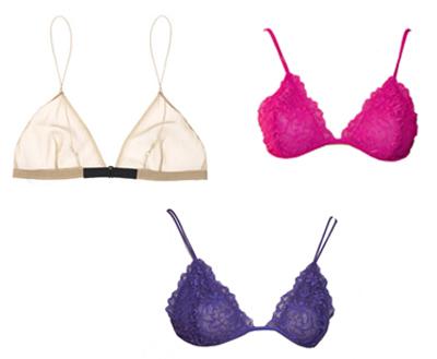 A nova moda entre as lulus são os sutiãs coloridos. Eles estão pipocando nas coleções de verão.