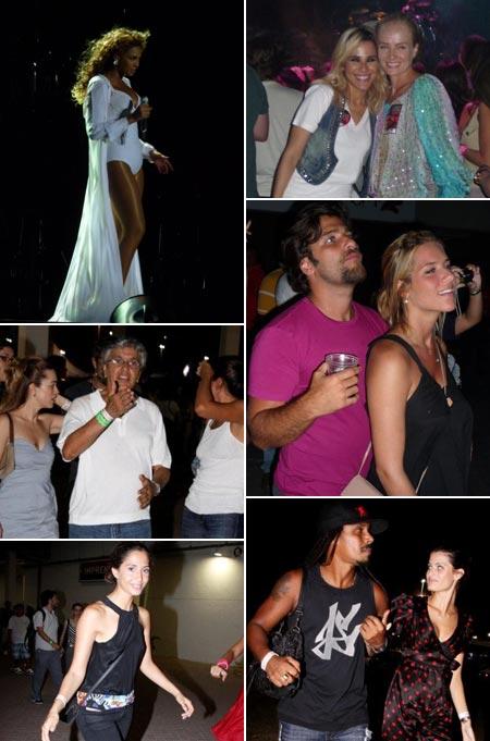 O último dia de show da musa Beyoncé, reúne vários famosos no Rio de Janeiro.