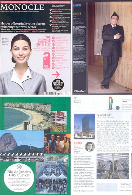 Revista inglesa “Monocle” destaca o Brasil.