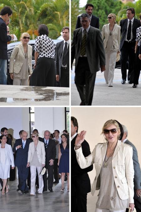 Madonna encontra o governador José Serra para oferecer projetos.