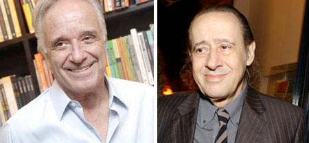 João Carlos Martins e Arthur Moreira Lima desfilam em carro alegórico da Vai-Vai.