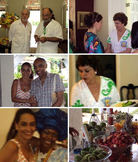 Glamurama foi um dos poucos convidados para o almoço pilotado por Flora Gil, Jaques Wagner e Fátima Mendonça, no Palácio do Governo, em Salvador na tarde deste sábado