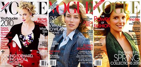 “Vogue” norte-americana de abril terá modelo na capa, em vez de atrizes hollywoodianas.