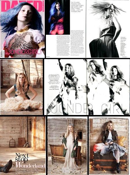 Australiana Mia Wasikowska começa a estampar capas de importantes revistas no mundo.