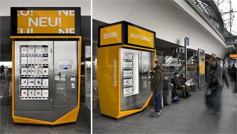 Loja de design alemã aposta em nova abordagem para vendas: máquinas eletrônicas em metrôs.