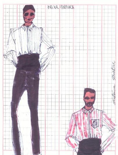 Com abertura programada para hoje, Glamurama teve acesso ao croqui dos uniformes do Lions Night Club.