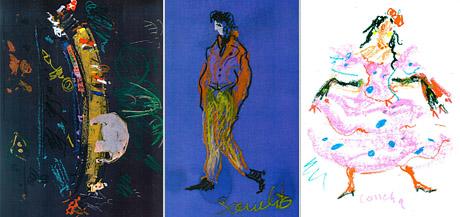 Bea e Pepe esteve apresentam ópera espanhola “El Niño Judio”, no jardim da casa deles.