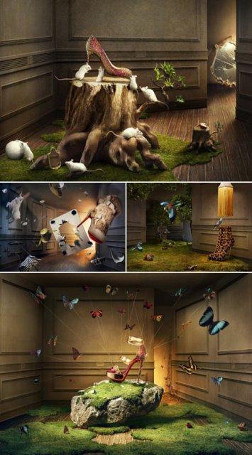 Fotos da nova campanha Christian Louboutin são divulgadas.
