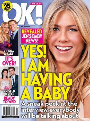 The female actor Jennifer Anniston is finally ready to be a mother.