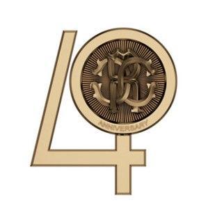 Roberto Cavalli is celebrating 40 years in the fashion market with the creation of a new logo.