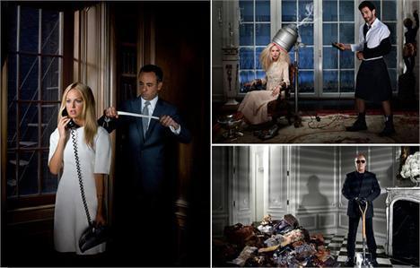 Amusing and unusual – these are the word that better describe the editorial I Die, shot by Douglas Friedman for the North American edition of Harpers Bazaar.