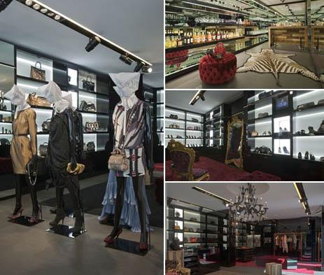 Domenico Dolce e Stefano Gabbana inauguram a loja Spiga2 em Milão.