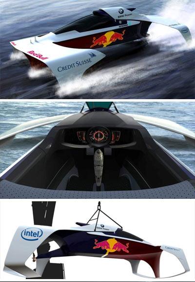 BMW lança barco inspirado na Fómula 1.